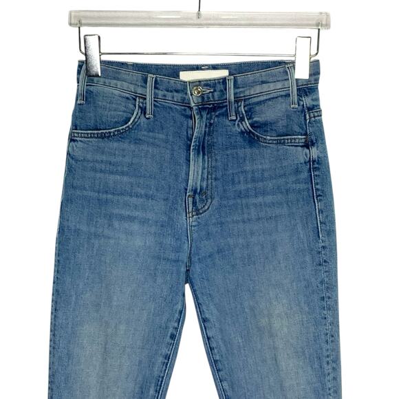 Mother 25 The Hustler Ankle Fray Crashing Hard High Rise Mother Superior - Picture 5 of 12